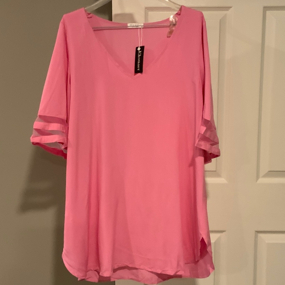 Chic Pink Women's Swim Coverup